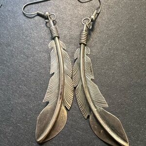 Sterling silver Navajo earrings